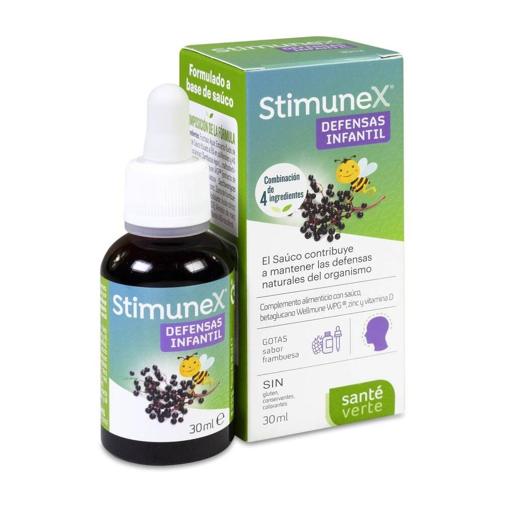 Santé Verte Stimunex Defensas Infantil, 30 Ml