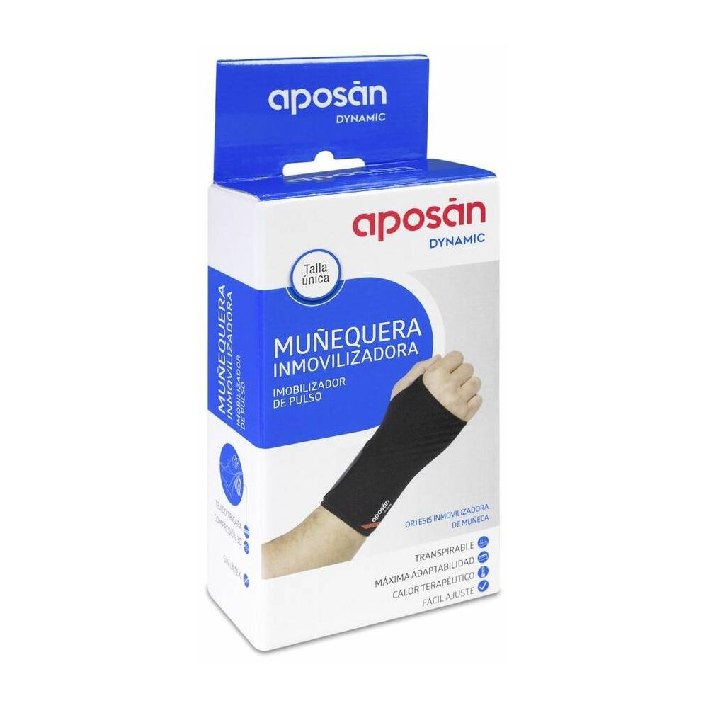 Aposán Dynamic Muñequera Inmovilizadora Mano Izquierda Talla Única 1 Unidad