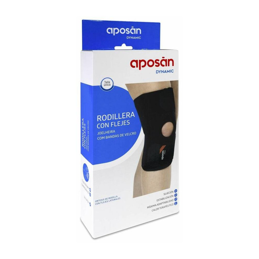 Aposán Dynamic Rodillera Estabilizadora Con Flejes Talla Única, 1 Ud