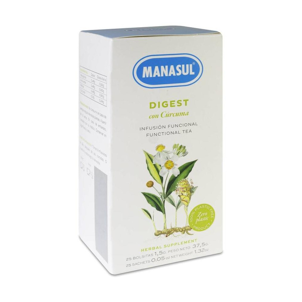 Manasul Digest Curcuma Infusion 25Bolsitas.
