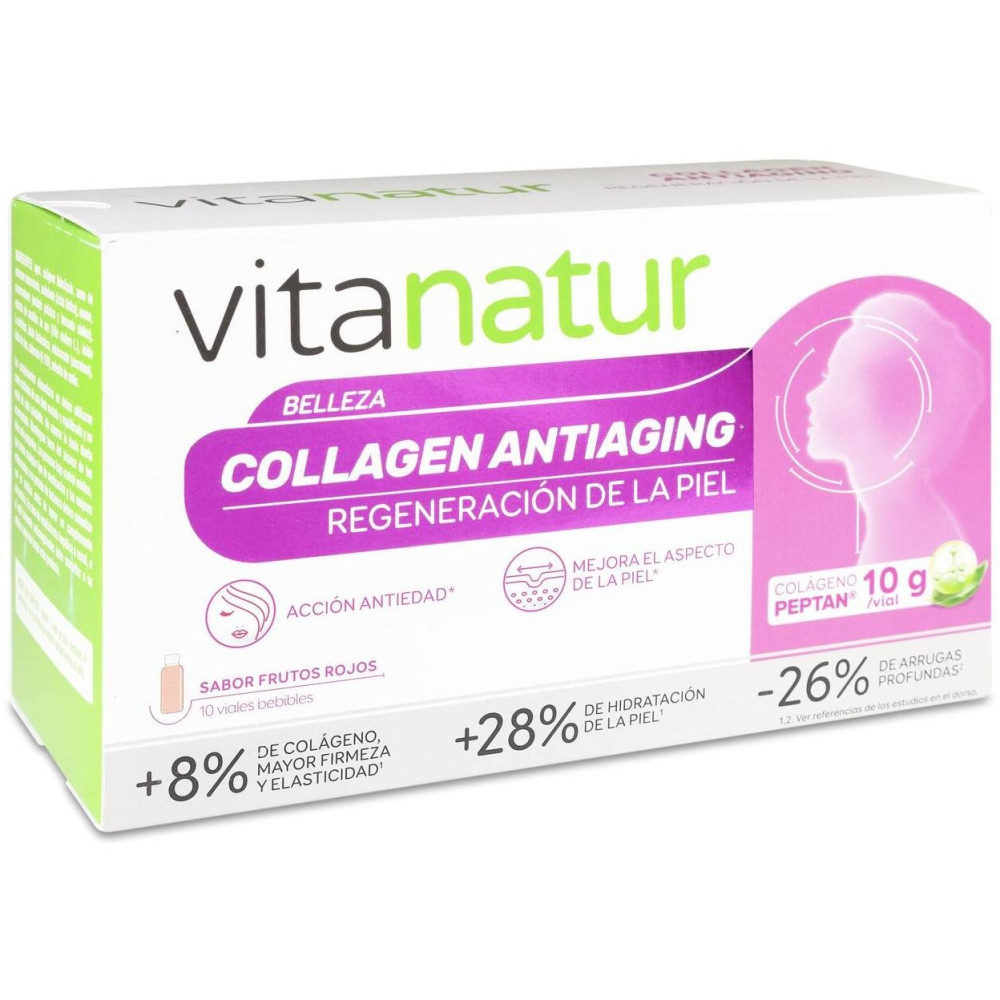 Vitanatur Collagen Antiaging Regeneración De La Piel 10 Viales