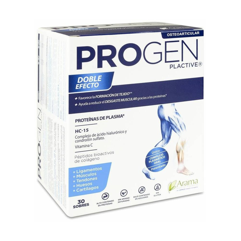 Progen Plactive Doble Efecto, 30 Sobres