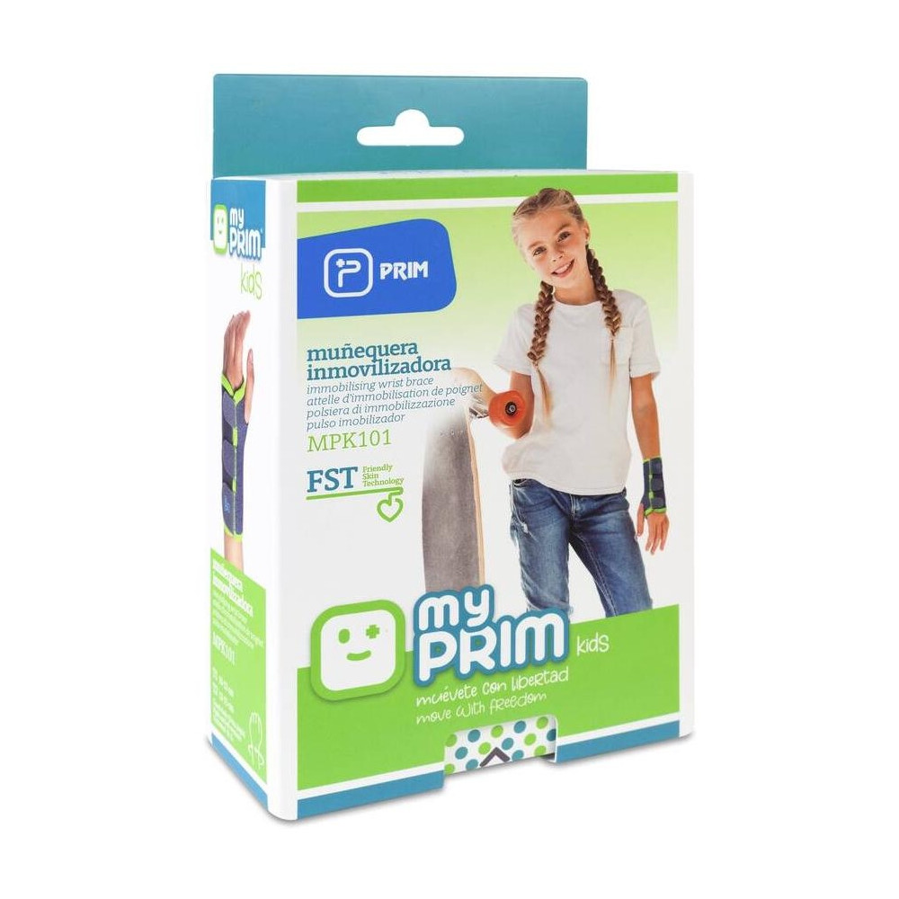 Prim Myprim Kids Muñequera Inmovilizadora Izquierda Talla 2, 1 Ud