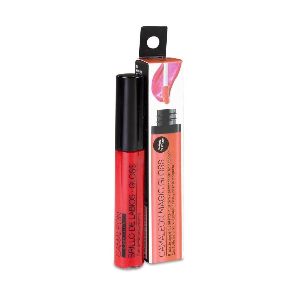 Camaleon Brillo Labios Magic Lip Gloss Rojo, 9 Ml
