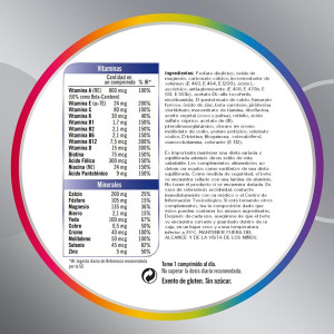 Multicentrum Hombre 50+ Multivitamínico 90 Comprimidos