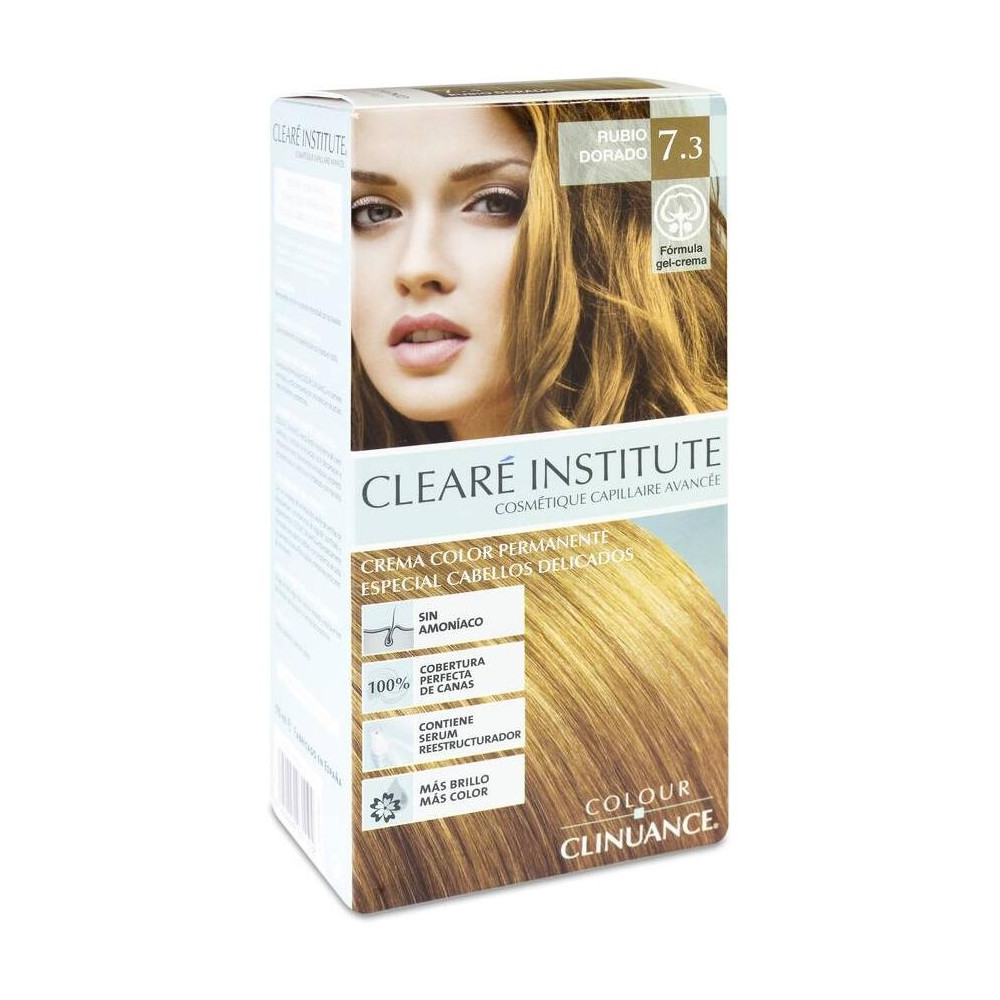 Cleare Institute Colour Clinuance Tinte Permanente 73 Rubio Dorado 170Ml