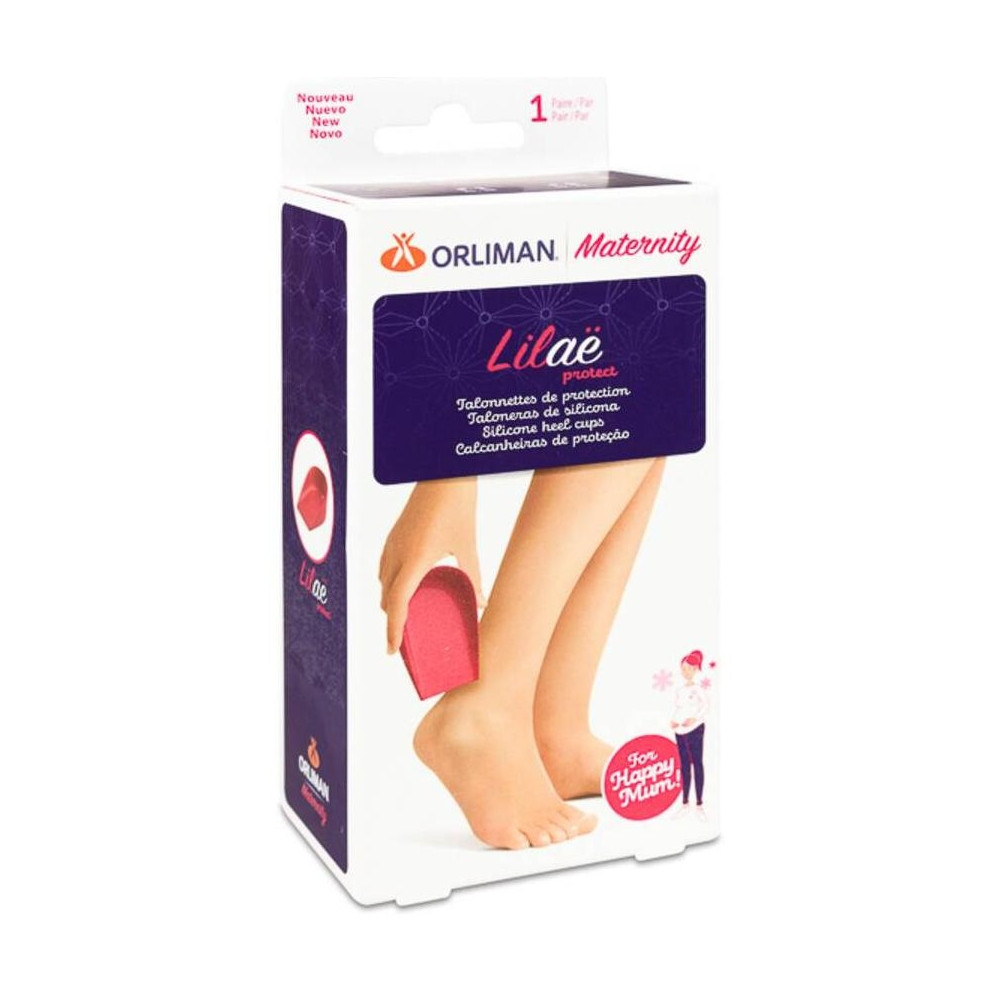 Orliman Maternity Lilaë Protect Talonera De Silicona Talla 1, 1 Par