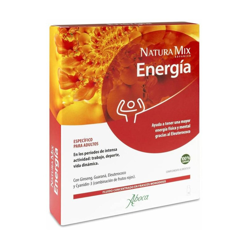 Aboca Natura Mix Advanced Energía Fluido Concentrado 10 Viales