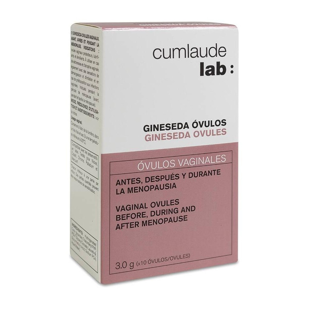 Cumlaude Gineseda Óvulos Vaginales, 10 X 3 Gramos