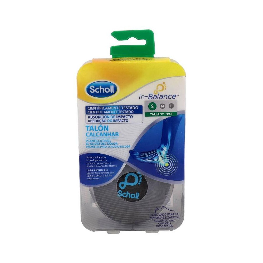 Scholl Plantilla Talon-Tobillo T/S 37-39.5 2 Un