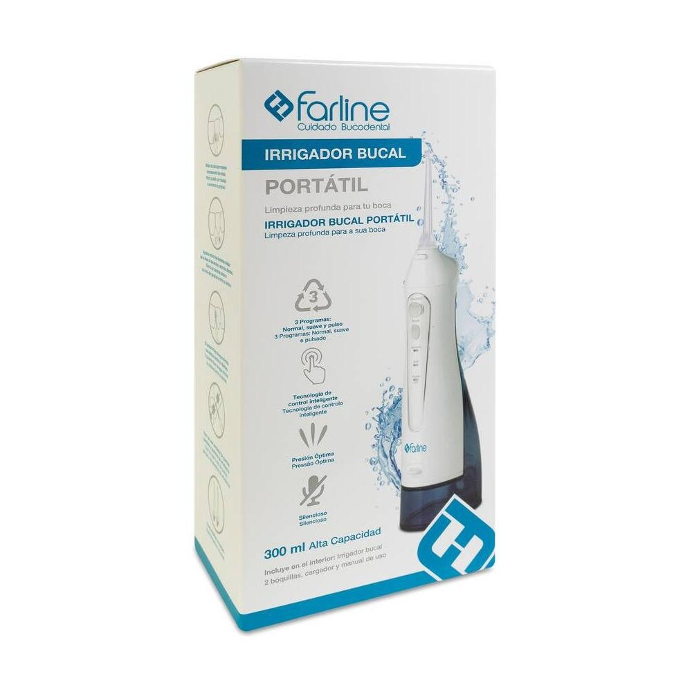 Farline Irrigador Bucal Portátil, 1 Unidad