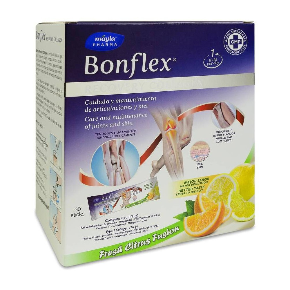 Mayla Bonflex Recovery Collagen Citrus 30 Sticks
