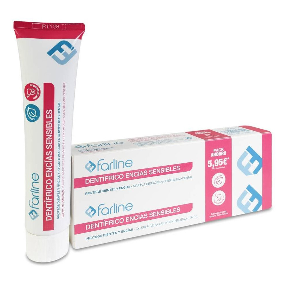 Duplo Farline Pasta Dental Encías Sensibles, 2 X 125 Ml