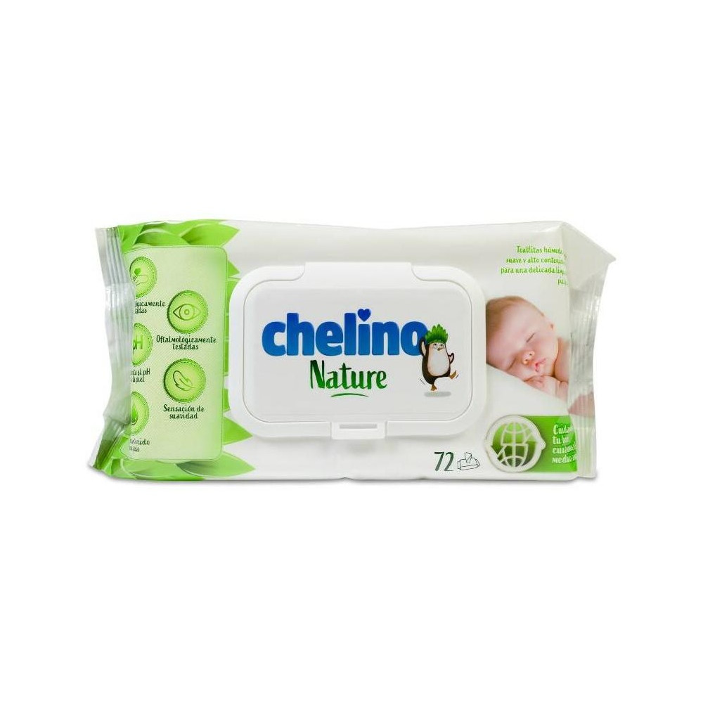 Chelino Nature Toallitas Infantiles, 72 Unidades