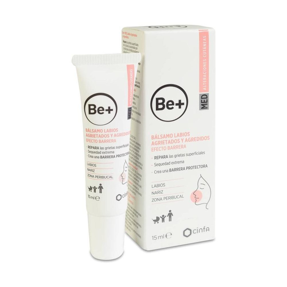 Be+ Med Bálsamo Labios Agrietados, 15 Ml