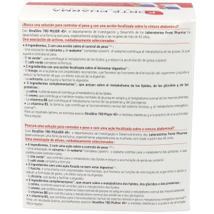 Xtraslim 700 Mujer 45+ Quemador De Grasas 120 Cápsulas