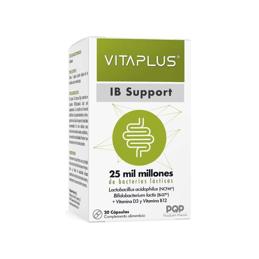 Plusquam Pharma Vitaplus Ib Support 20 Cápsulas