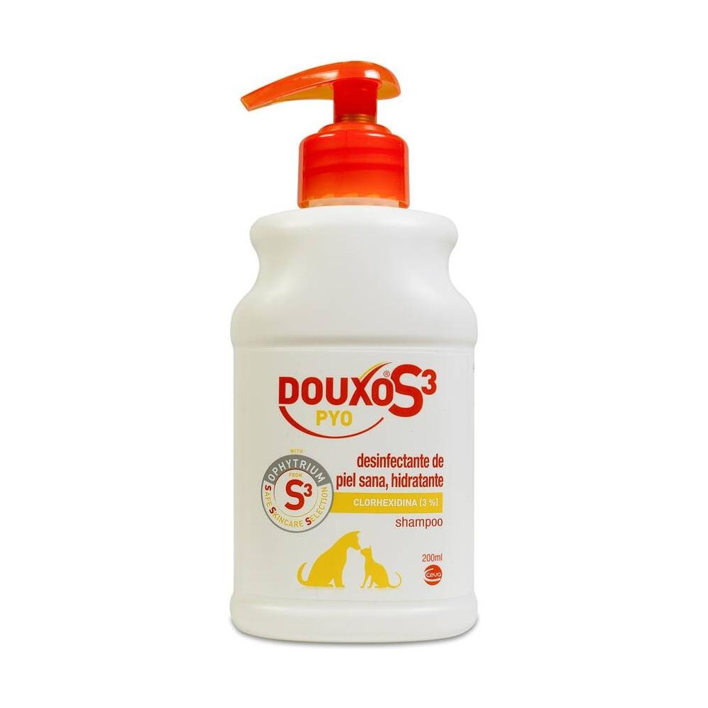 Douxo S3 Pyo Champú Dermatologico Para Perros Y Gatos, 200 Ml