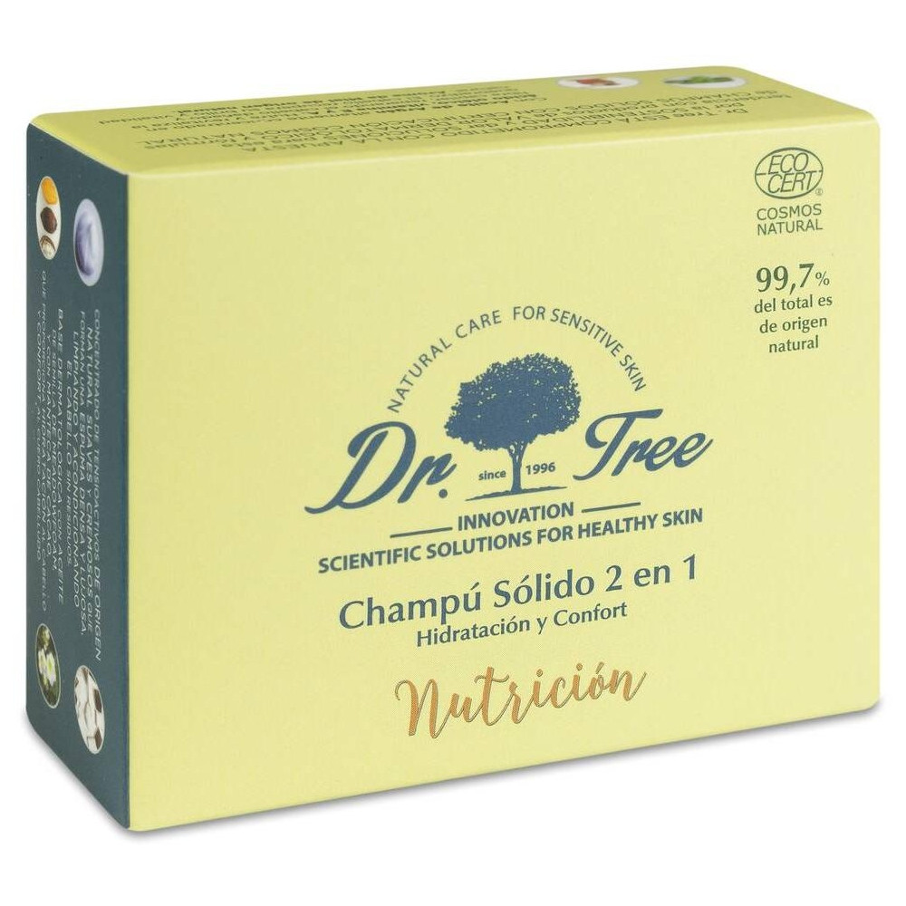 Dr. Tree Champú Sólido Para Cabello Dañado 75G