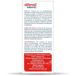 Humana Baby Difensil Inmuno Jarabe, 150Ml