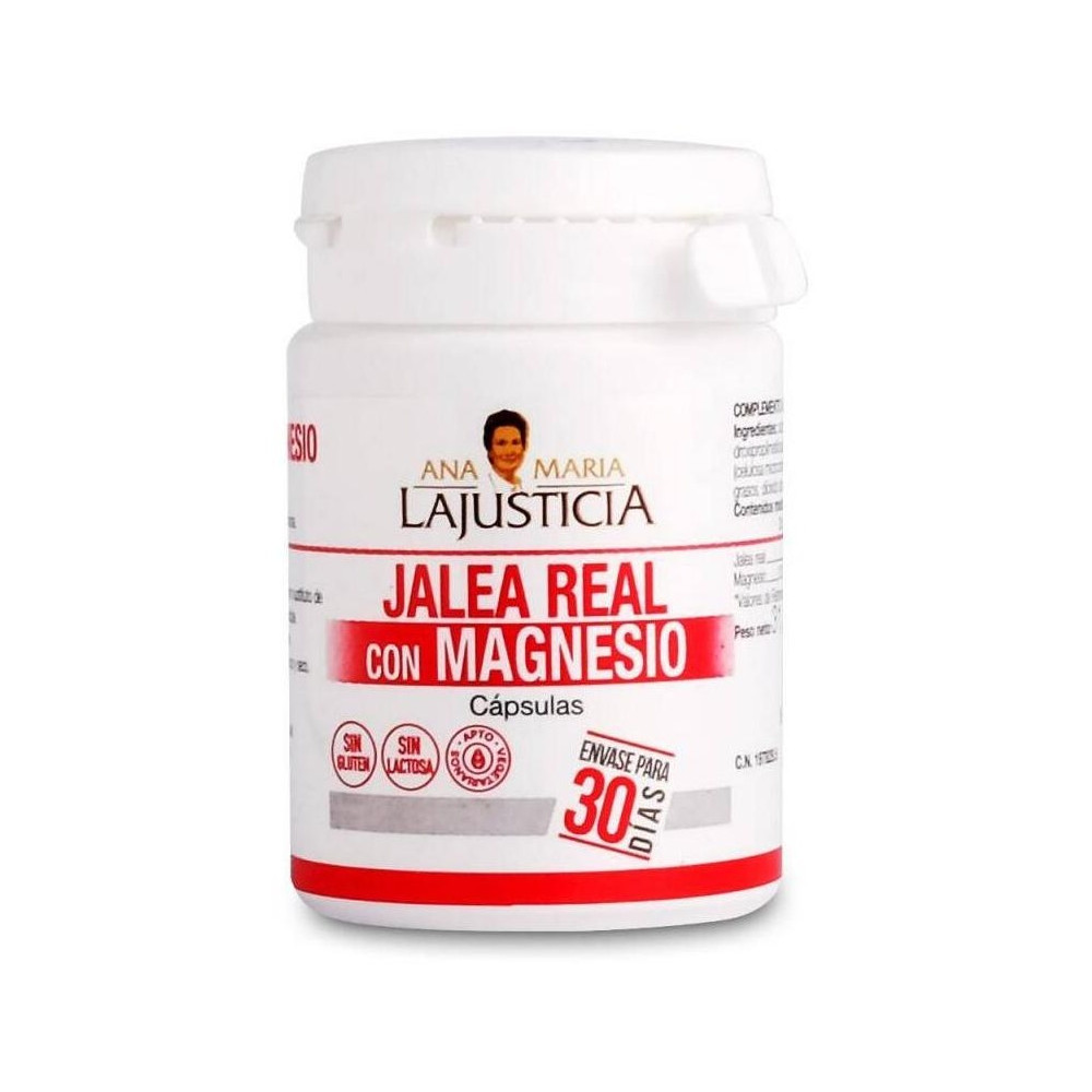 Ana María Lajusticia Jalea Real Con Magnesio, 60 Cápsulas