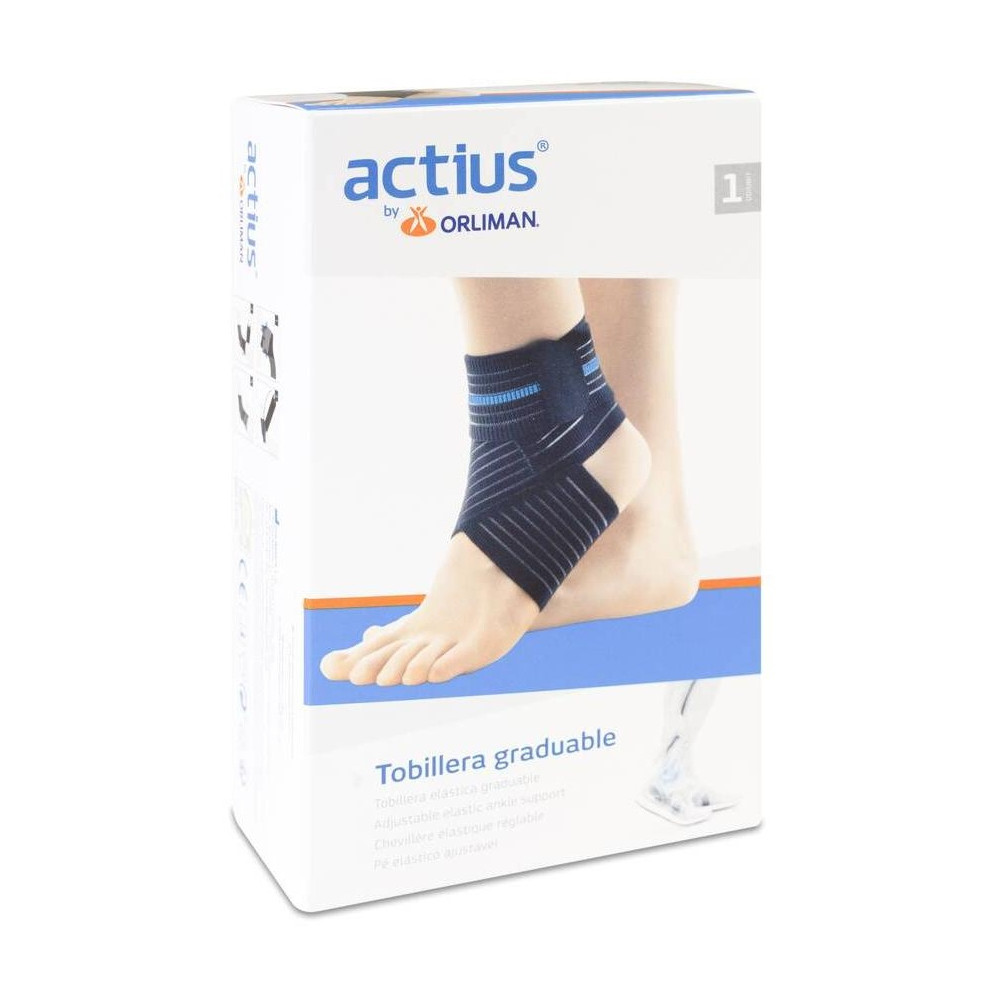 Actius Tobillera Elastabilizadora Graduable Ace902 Talla 3, 1 Unidad