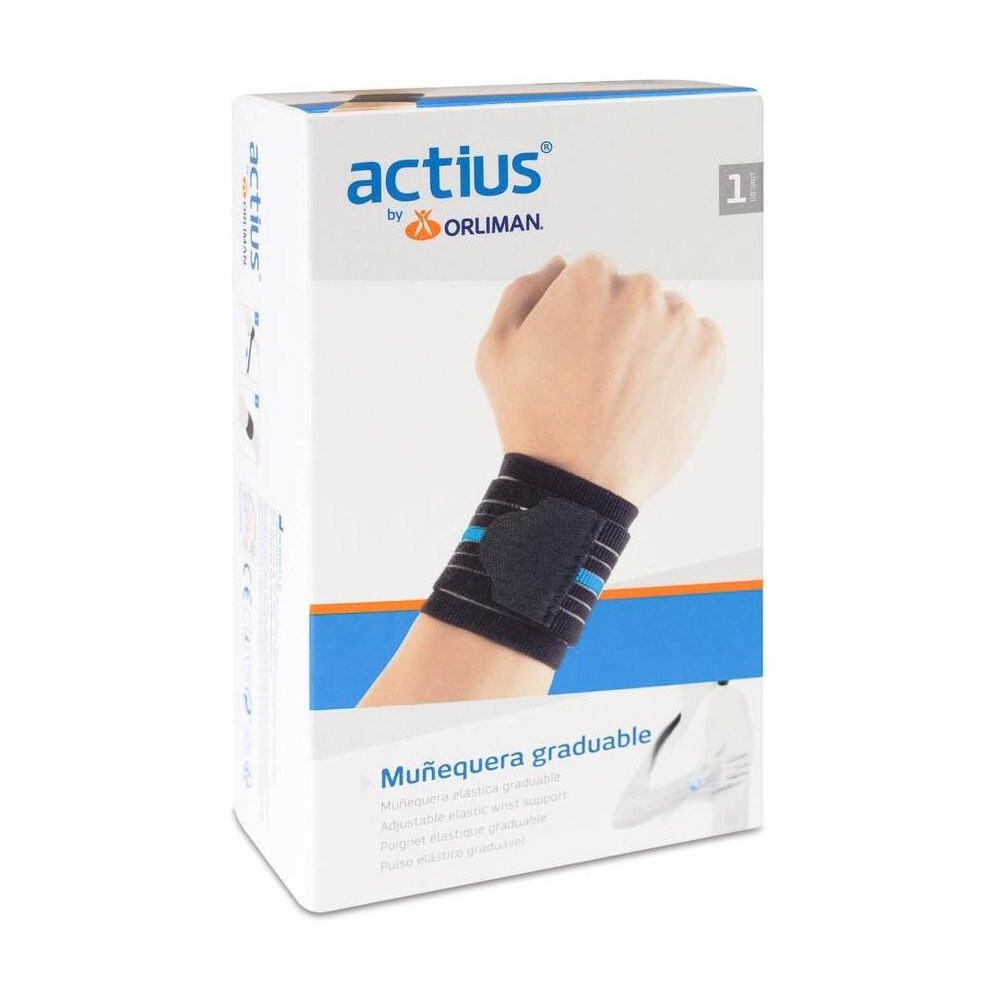 Actius Muñequera Elástica Ajustable Ace501 Talla Única, 1 Unidad