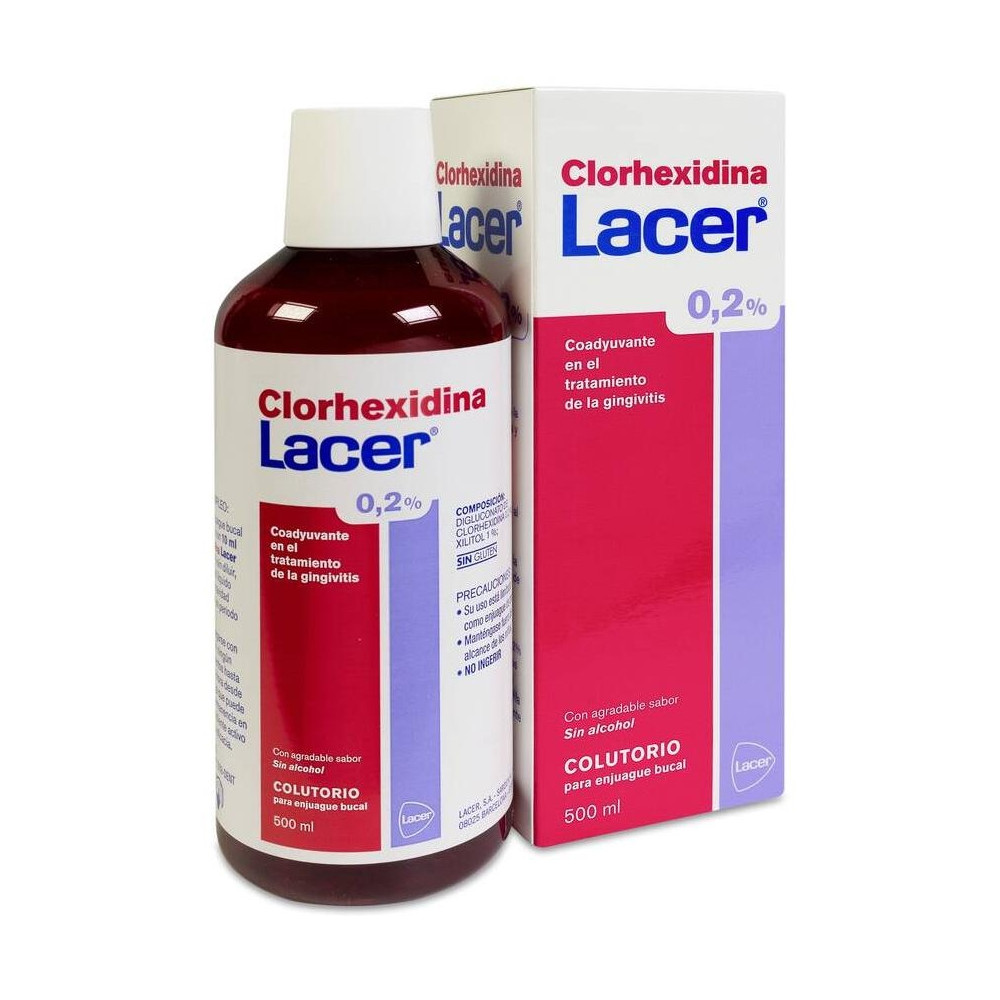 Lacer Colutorio Clorhexidina 0,2%, 500 Ml