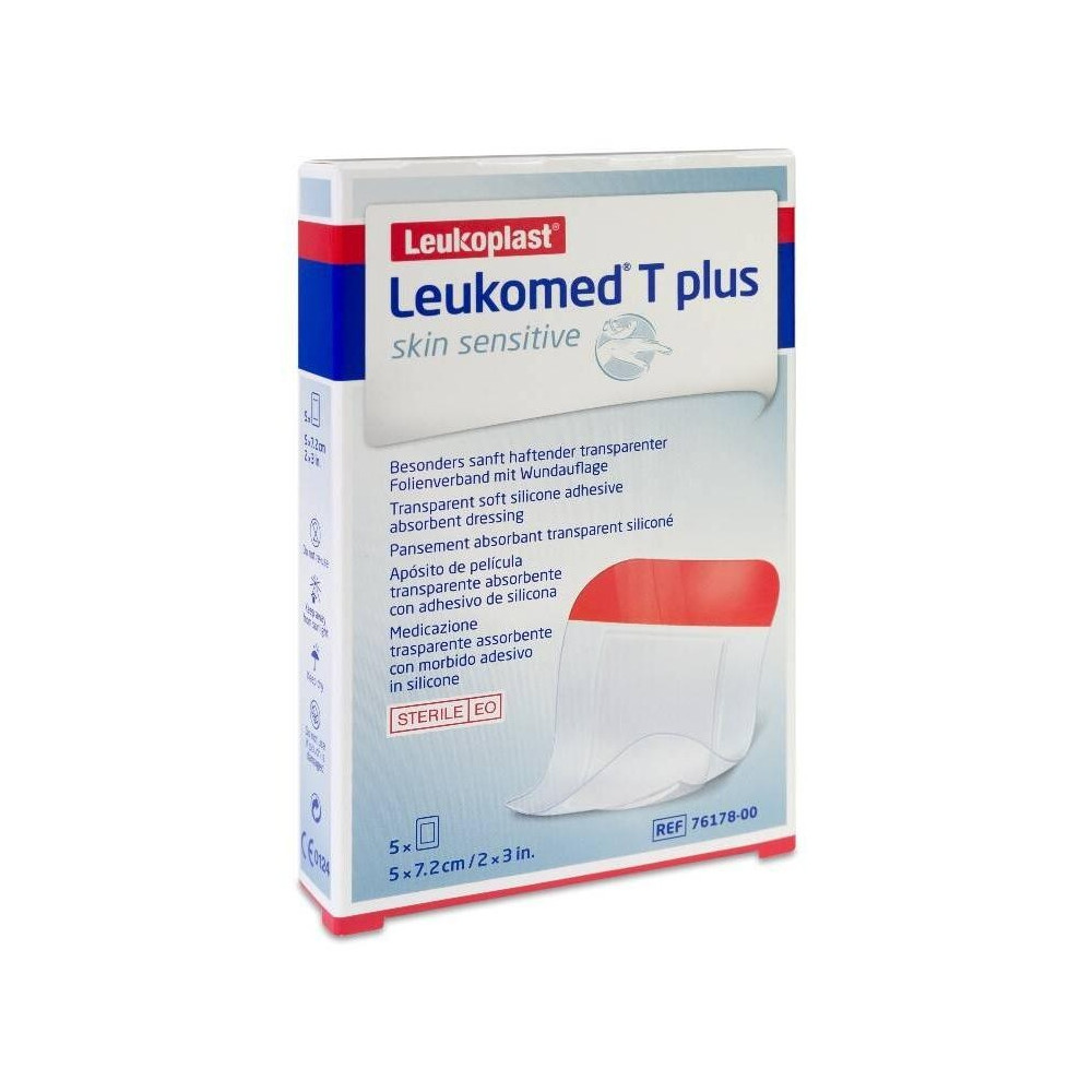 Leukomed T Plus Skin Sensitive 5X7_2Cm 5 Uds