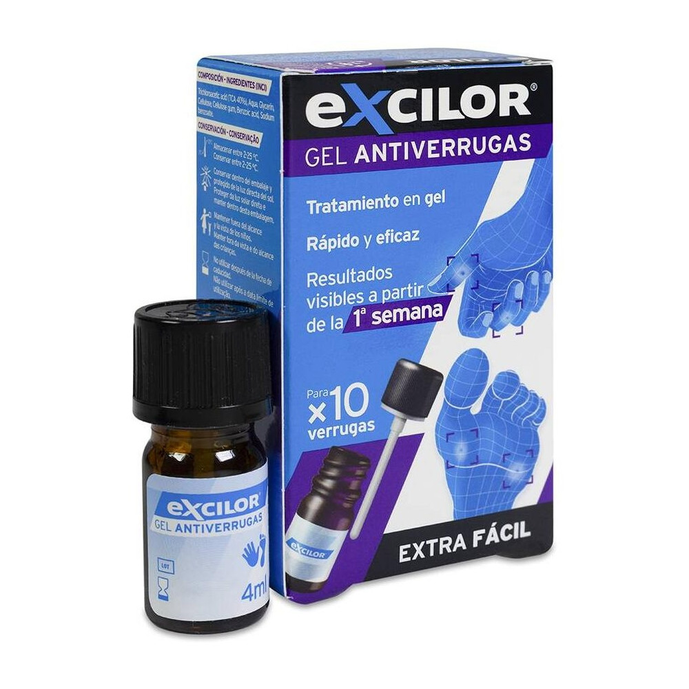 Excilor Gel Anti Verrugas, 4 Ml