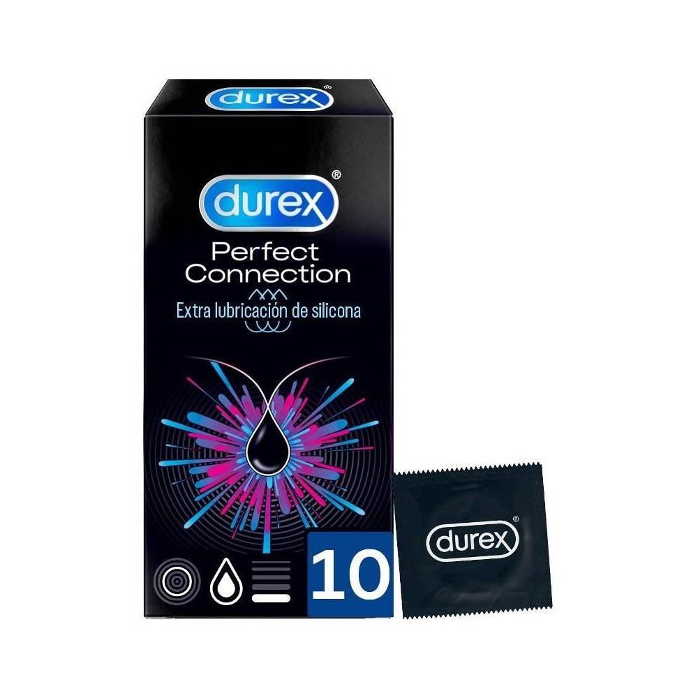 Durex Perfect Connection Preservativos, 10 Unidades