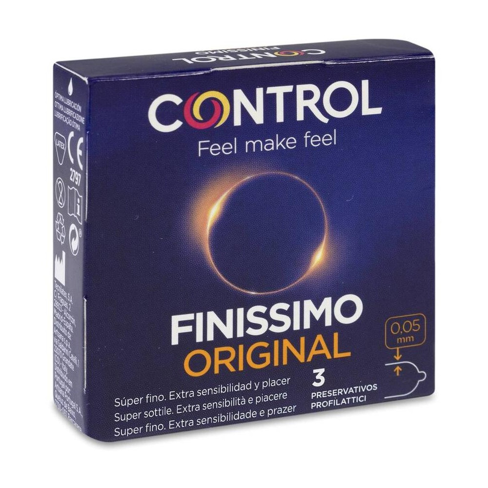 Control Finissimo Preservativos, 3 Unidades