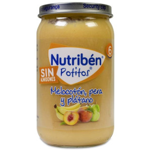 Nutribén Potitos Melocotón,...