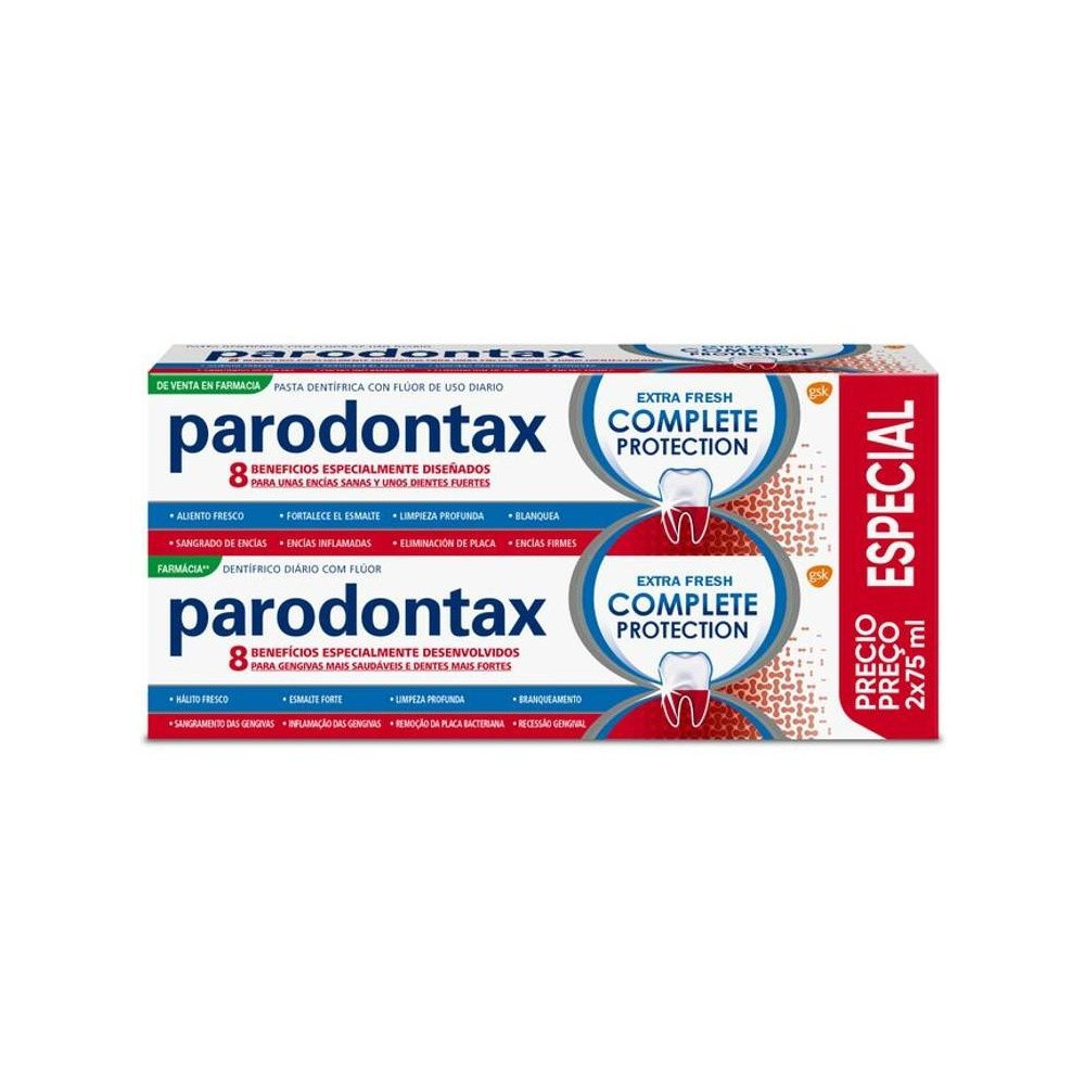 Duplo Parodontax Complete Protection Dentífrico, 2 Uds
