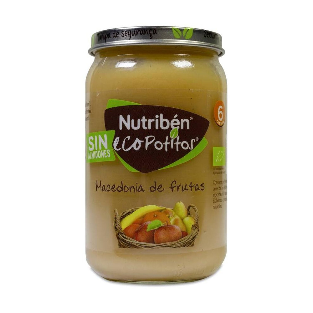 Nutribén Ecopotitos Macedonia De Frutas Sin Almidones, 235G