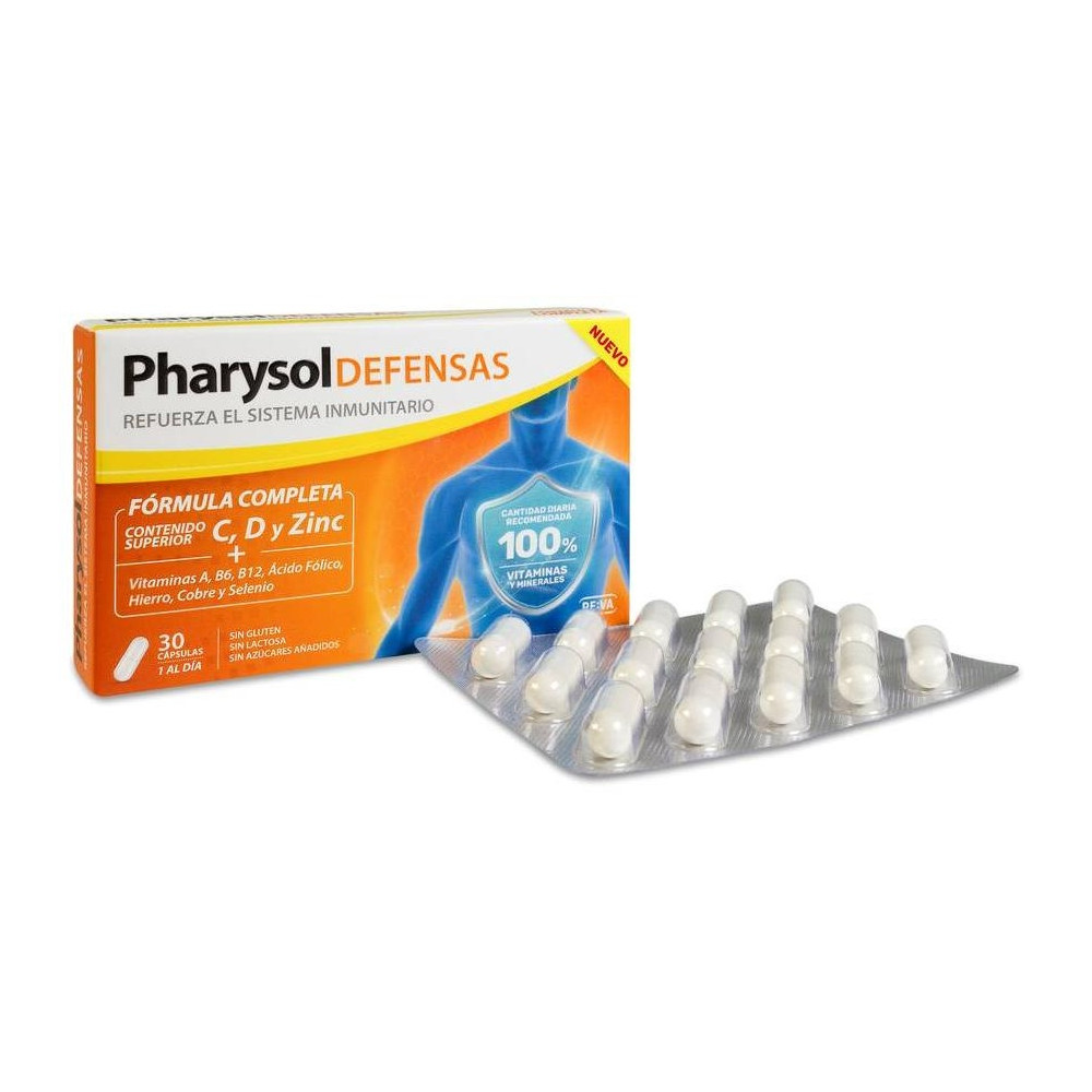 Pharysol Defensas, 30 Cápsulas