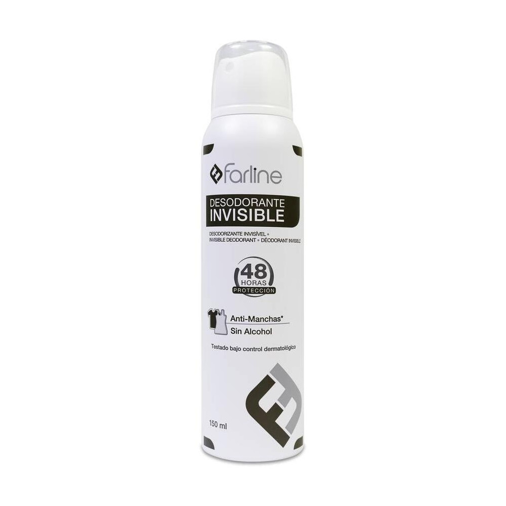 Farline Desodorante Spray Invisible, 150 Ml