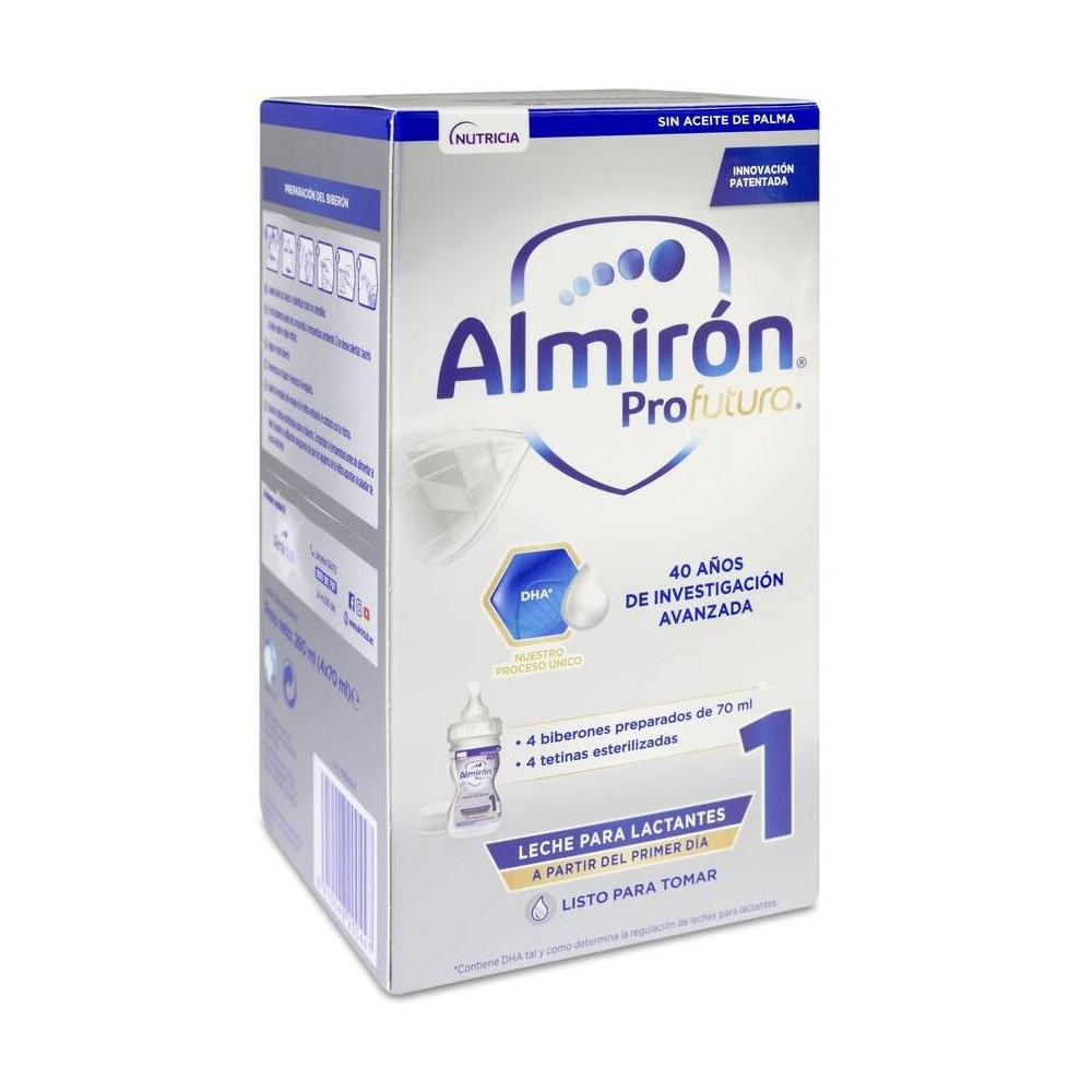 Almirón Profutura 1 + Minibiberones Leche De Inicio 70Ml X 4Uds