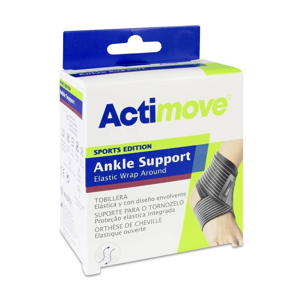 Actimove Tobillera Elástica Con Cincha Estabilizadora Talla L, 1 Unidad
