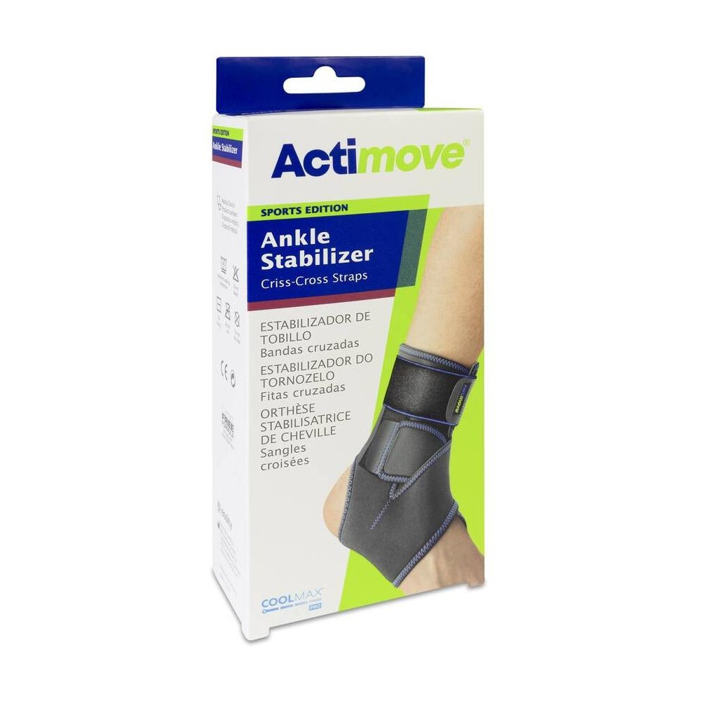 Actimove Estabilizador De Tobillo Con Bandas Talla Única, 1 Unidad