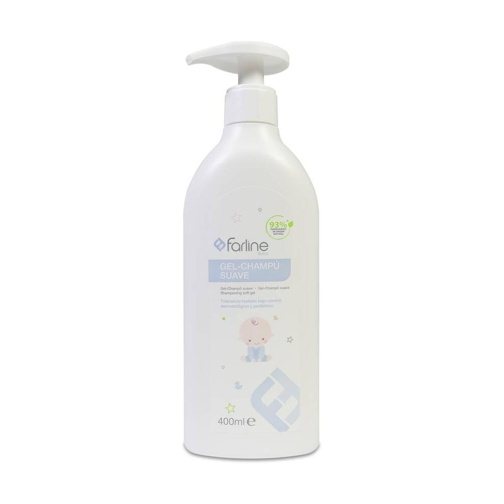 Farline Gel-Champú Suave Bebé, 400 Ml