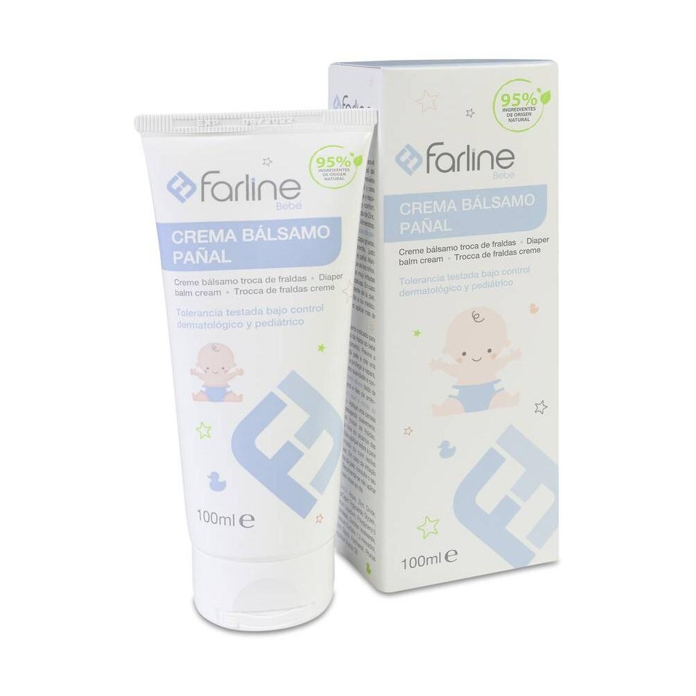 Farline Bebé Crema Bálsamo Pañal, 100 Ml