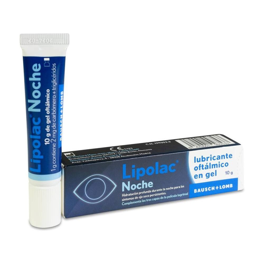 Lipolac Noche Gel Lubricante Ocular 10Gr.
