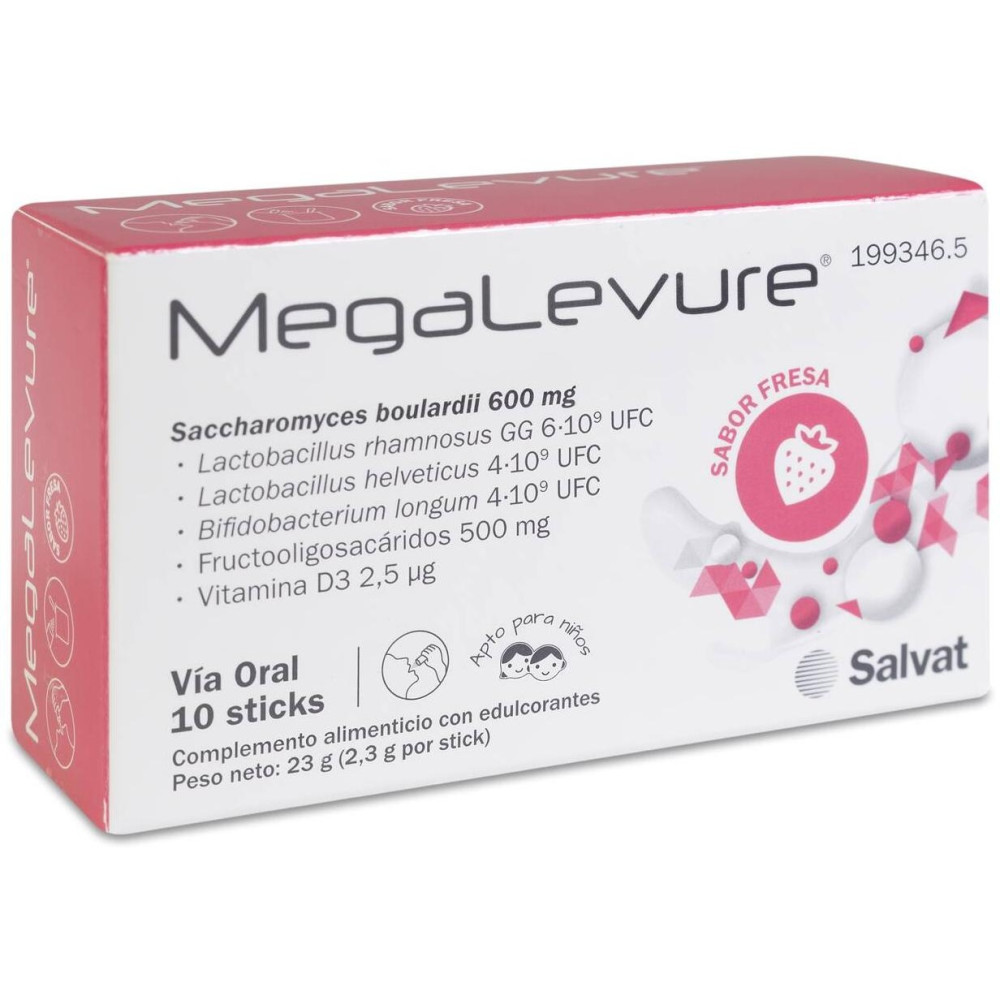 Salvat Megalevure Fresa, 10 Sticks