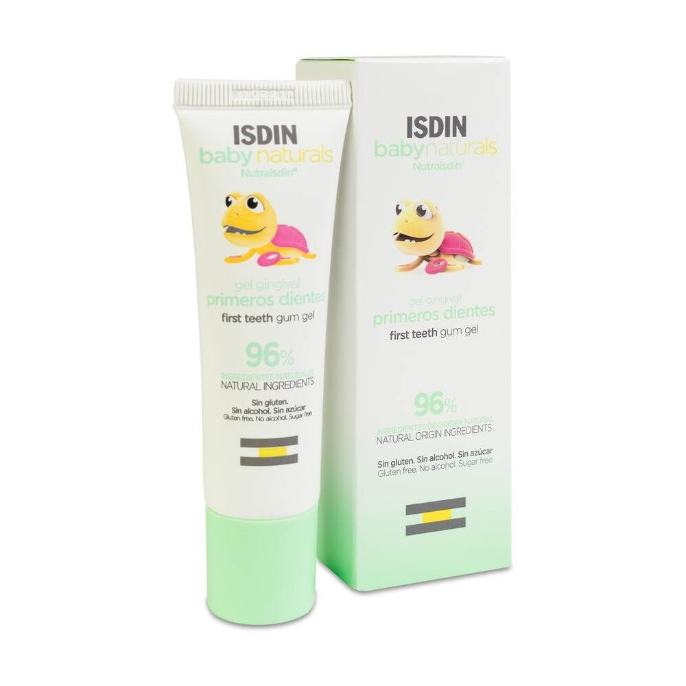 Isdin Baby Naturals Gel Gingival Primeros Dientes, 1 Ud