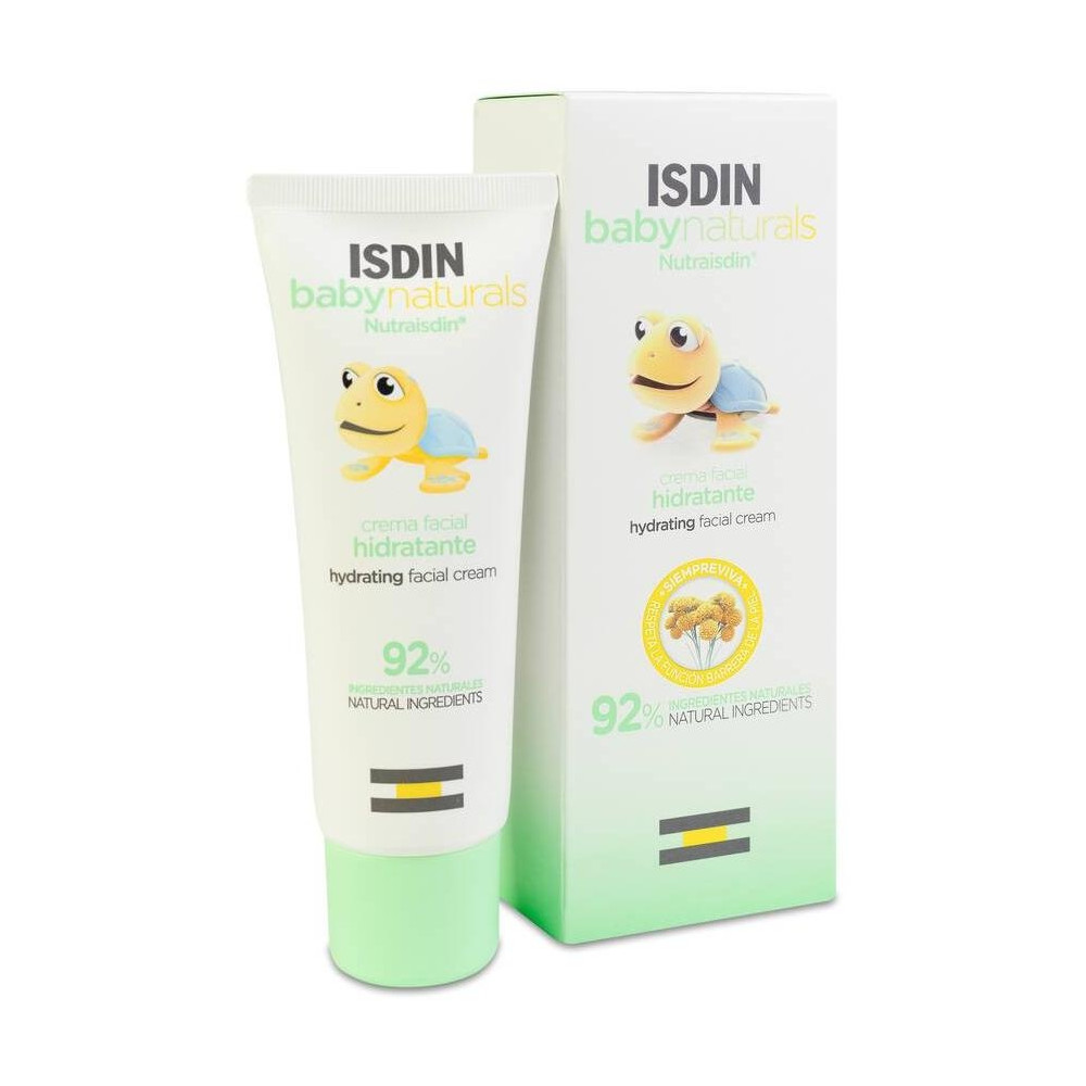 Isdin Baby Naturals Crema Facial Hidratante, 50 Ml