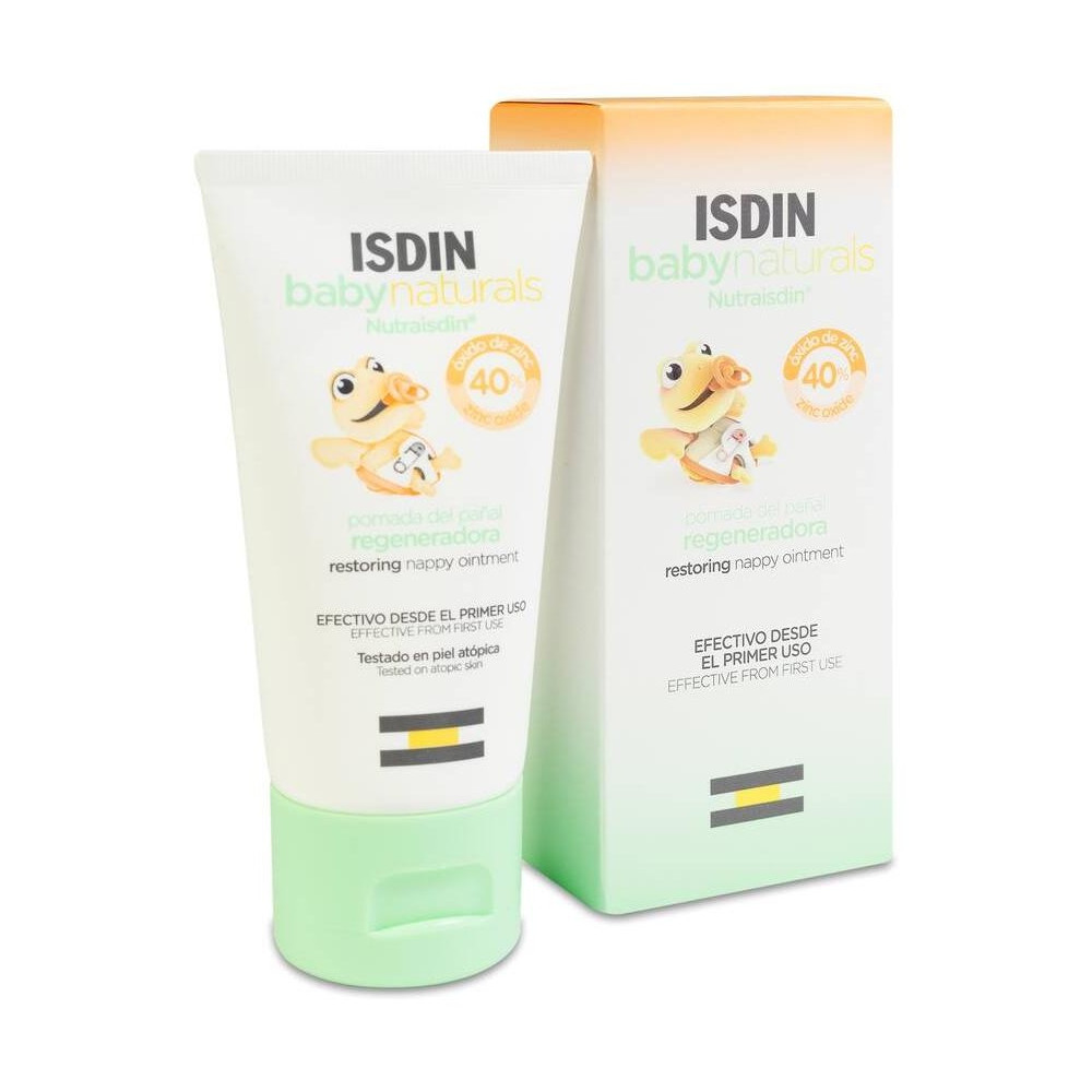 Isdin Baby Naturals Pomada De Pañal Regeneradora, 50 Ml