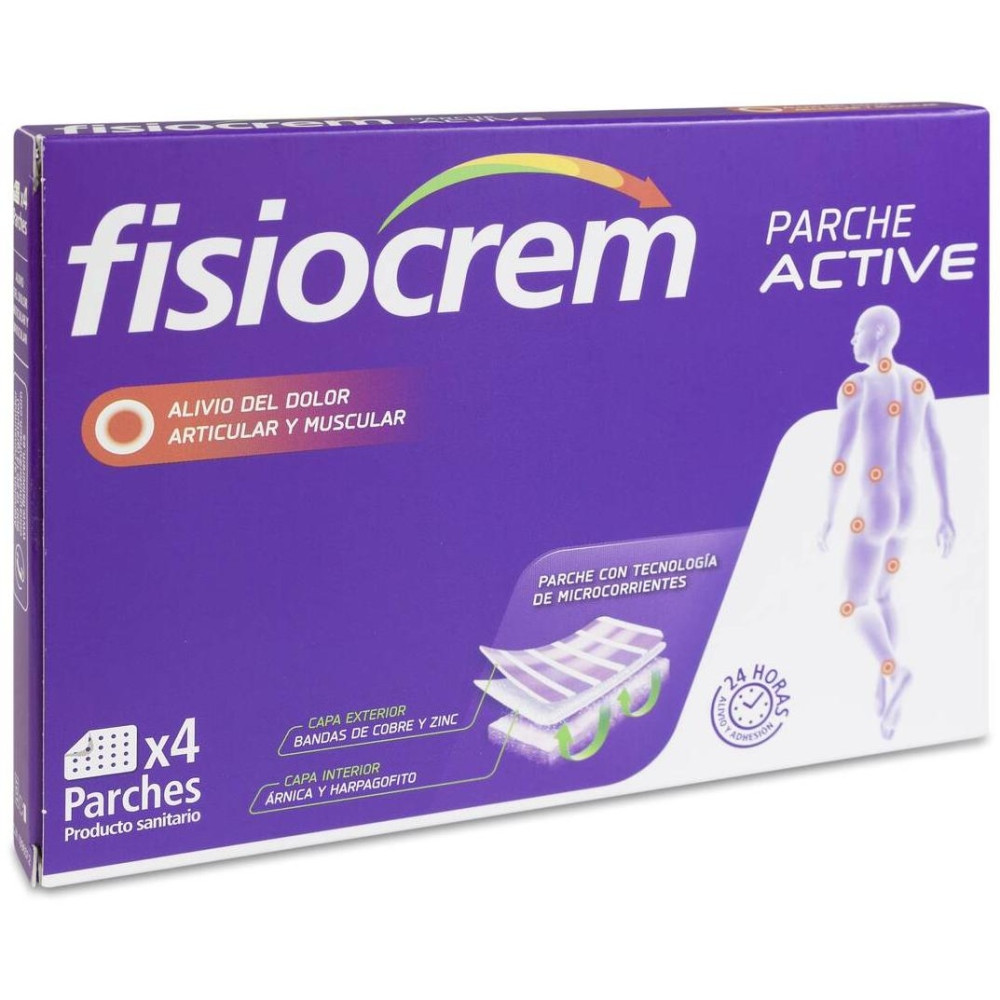 Fisiocrem Parche Active, 4 Uds