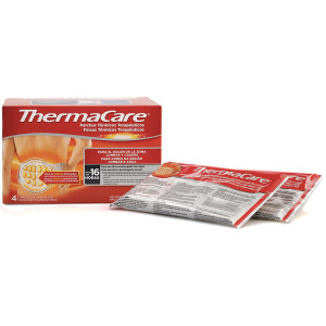 Thermacare Pareches Térmicos Terapeuticos Lumbar Cadera, 4 Unidades