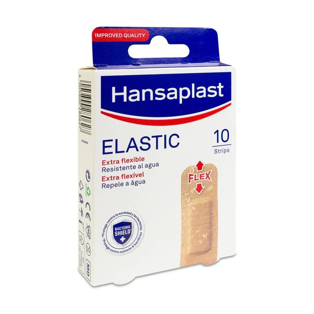 Hansplast Elastic Apósitos, 10 Uds